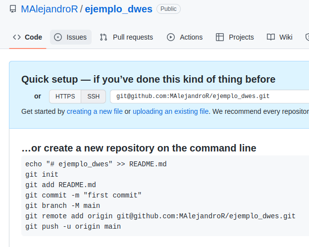 Repositorio creado